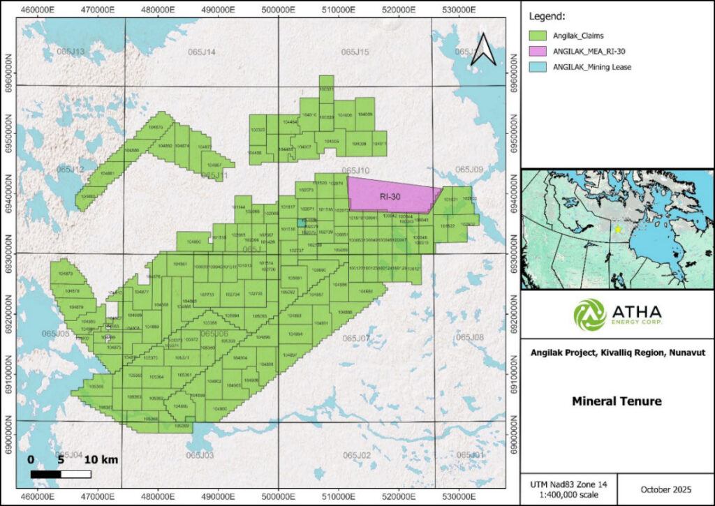 Figure 1: Angilak Project Land Tenure